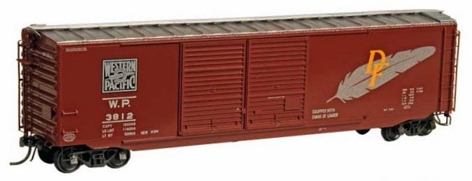 Kadee 6510 HO Western Pacific 50' PS-1 Box Car with 15' Door #3812
