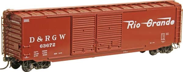 Kadee 6741 HO Denver & Rio Grande Western 50' PS-1 Boxcar #63672