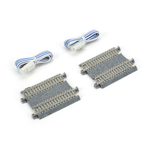 Kato 20-043 N 2-7/16" CT Double Track Dual Feeder Straight UniTrack (Pack of 2)
