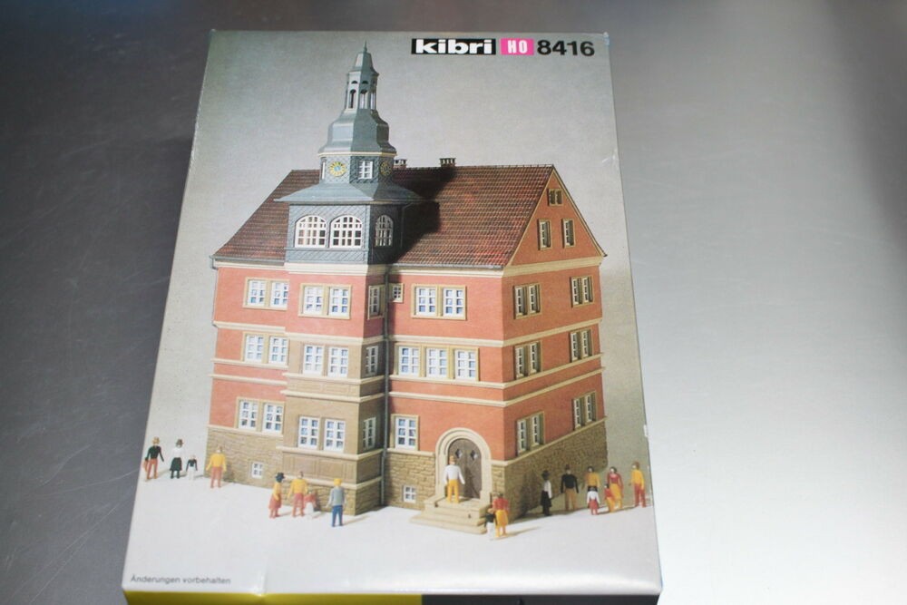 Kibri 8416 HO Large Town Hall with Clock Tower Building Kit