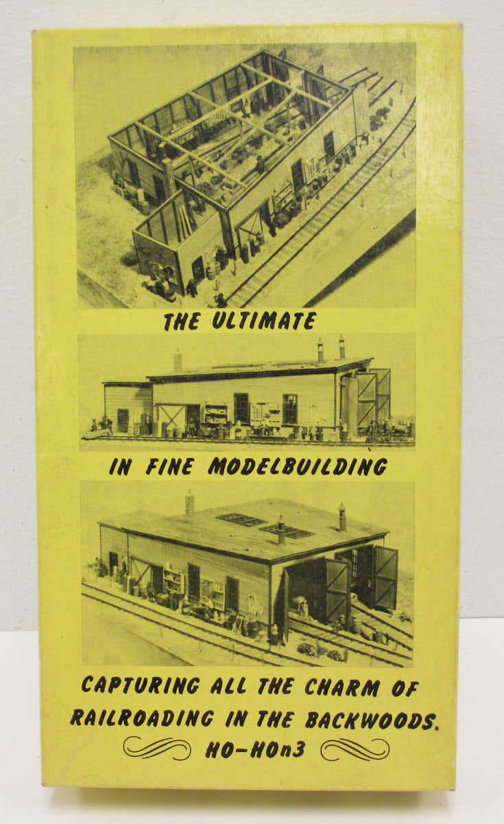 Fine Scale Miniatures 120 HO Scale 2-Stall Roundhouse Kit