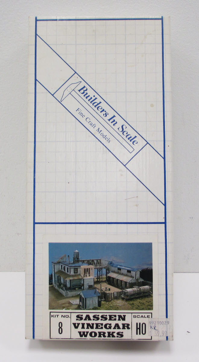 Builders-in-Scale 8 HO Scale Limited Run Sassen Vinegar Works Building Kit