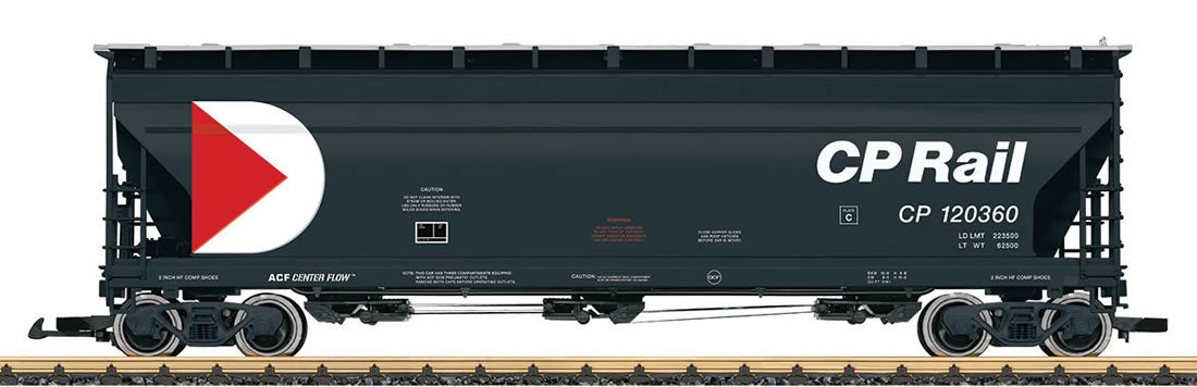 LGB 43821 G Canadian Pacific 3-Bay Center Flow Hopper #120322