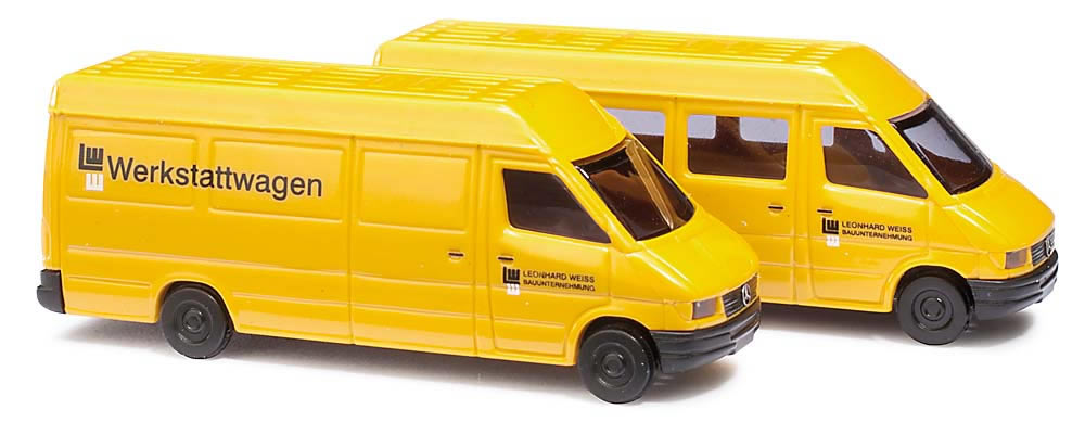 Busch 9793 N Leonhard Weiss Mercedes-Benz Sprinter Set (Set of 2)