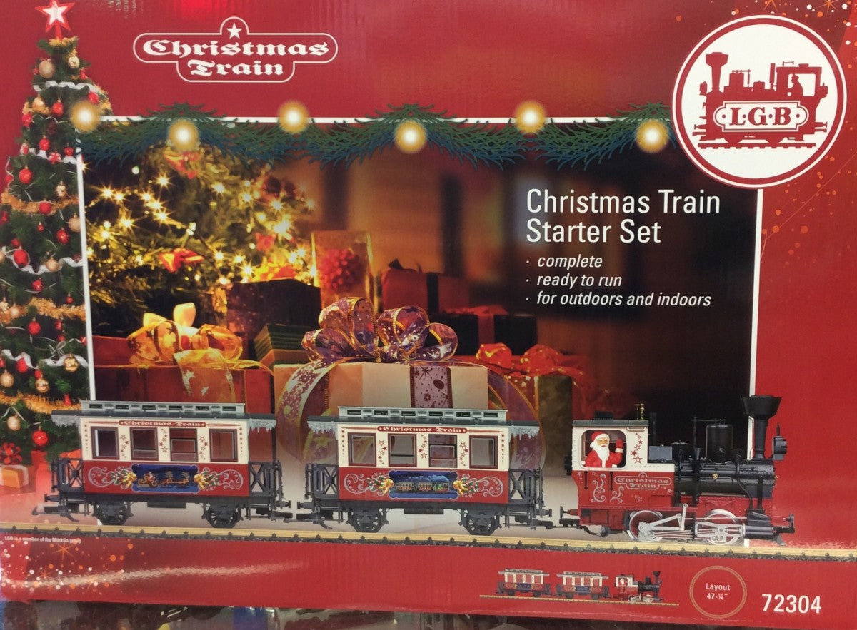 LGB 72304 Christmas G Gauge Steam Passenger Train Set