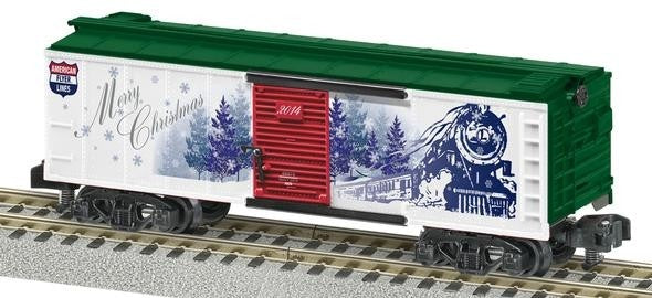 American Flyer 6-48874 S Gauge 2014 Christmas Boxcar