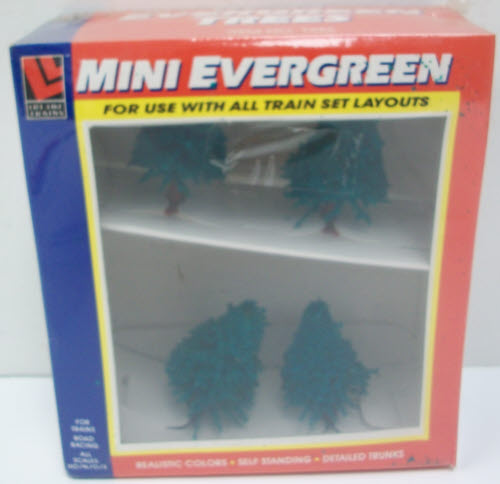 Life Like 1326 HO/N/O/S Mini Evergreen Trees (Pack of 4)