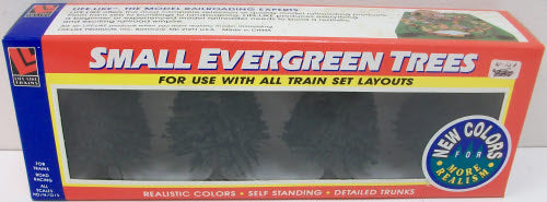 Life Like 1907 HO/N/O/S Small Evergreen Trees (Pack of 4)