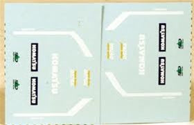 Lonestar Models 30029 HO Zycon Models Kibri Komatsu D575A Vehicle Decals