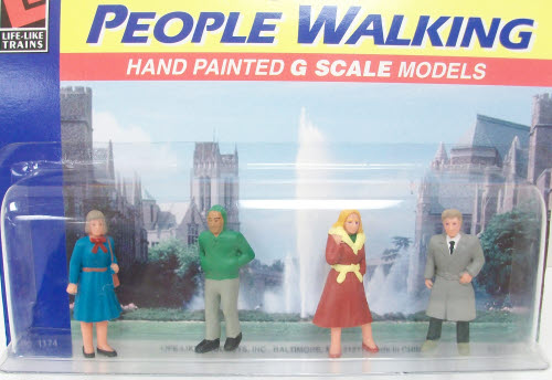Life Like 1174 G Walking People Figures (Set of 4)