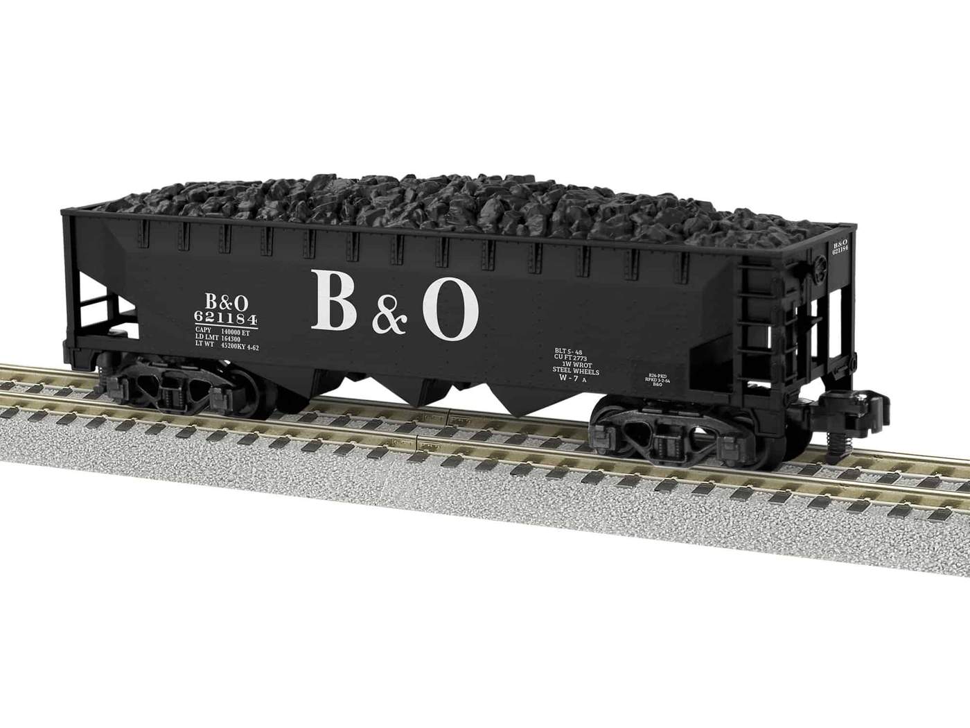 American Flyer 2019113 S Baltimore & Ohio 3-Bay Hopper Car #621184