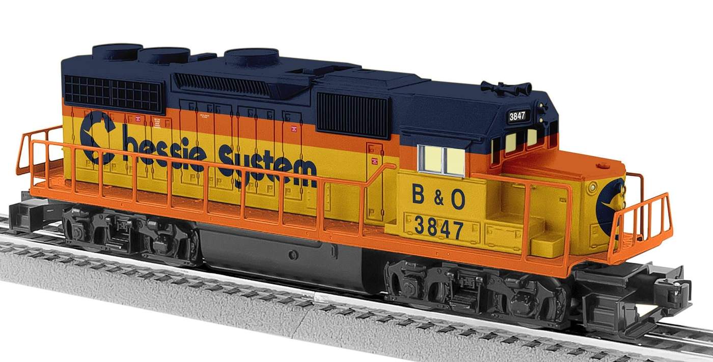 Lionel 2034200 O Chessie System LionChief GP38 Diesel Locomotive #3847