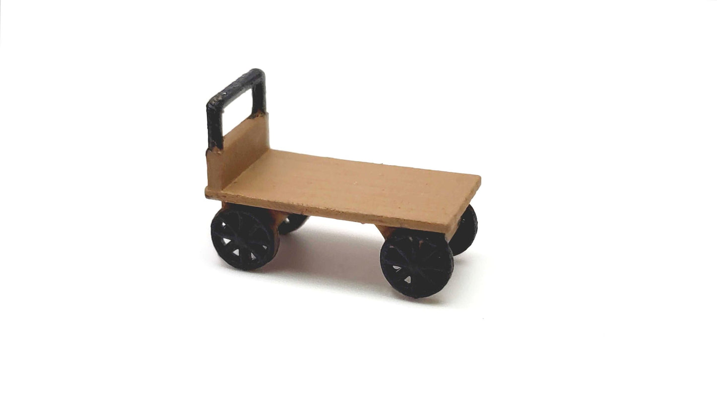 All Scale Miniatures 870985 HO Luggage Carts (Pack of 5)
