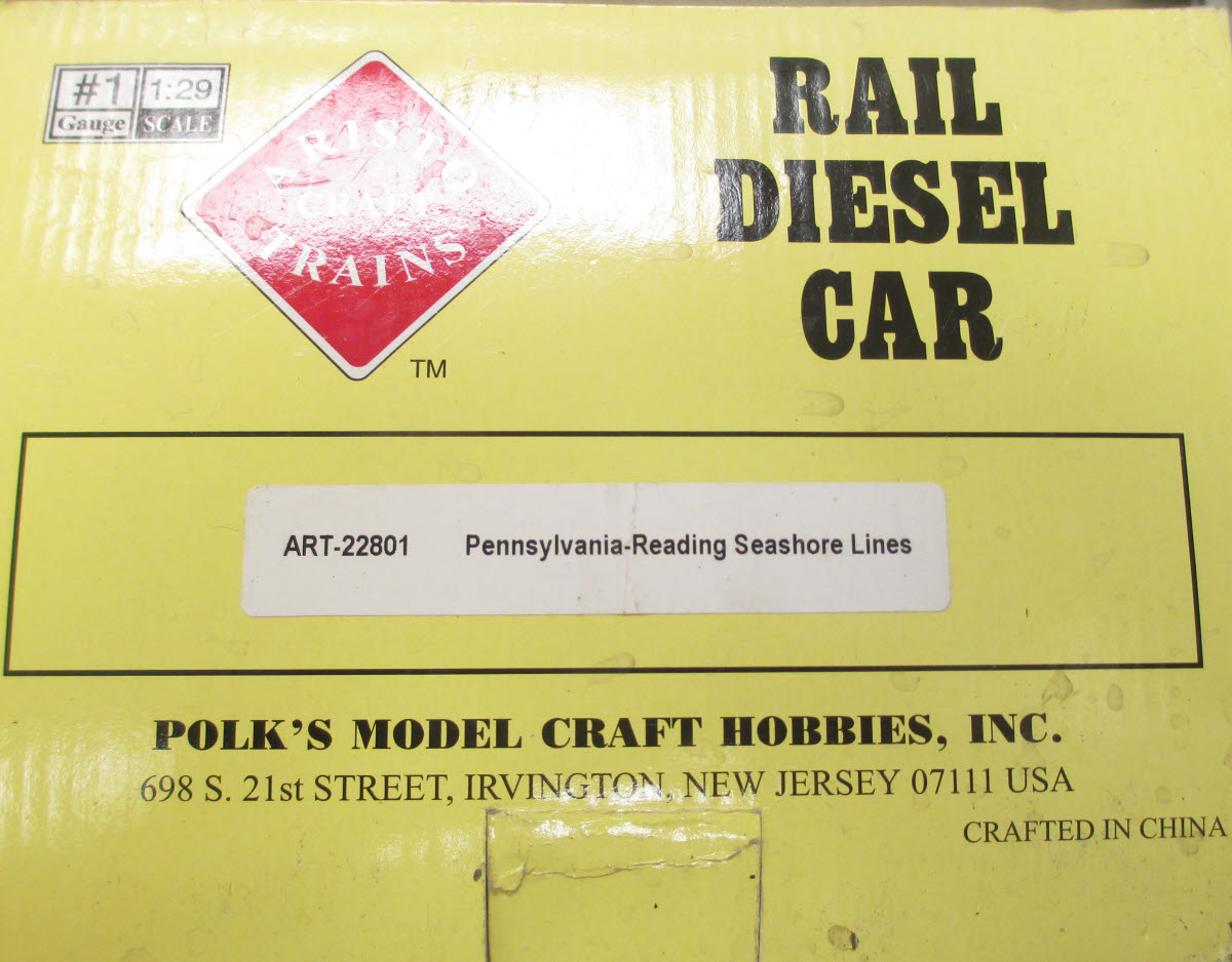 Aristo-Craft 22801 Pennsylvania-Reading Seashore Lines Rail Diesel Car