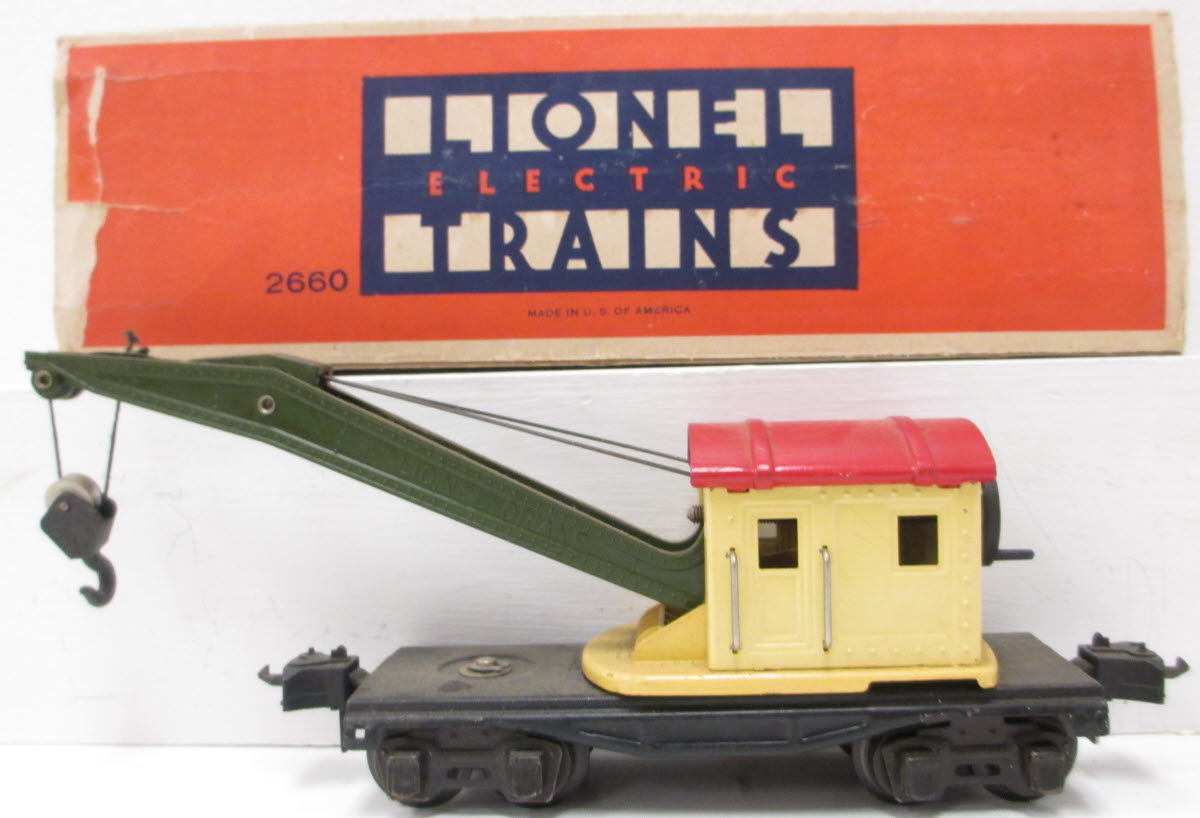 Lionel 2660 Tinplate Crane Car