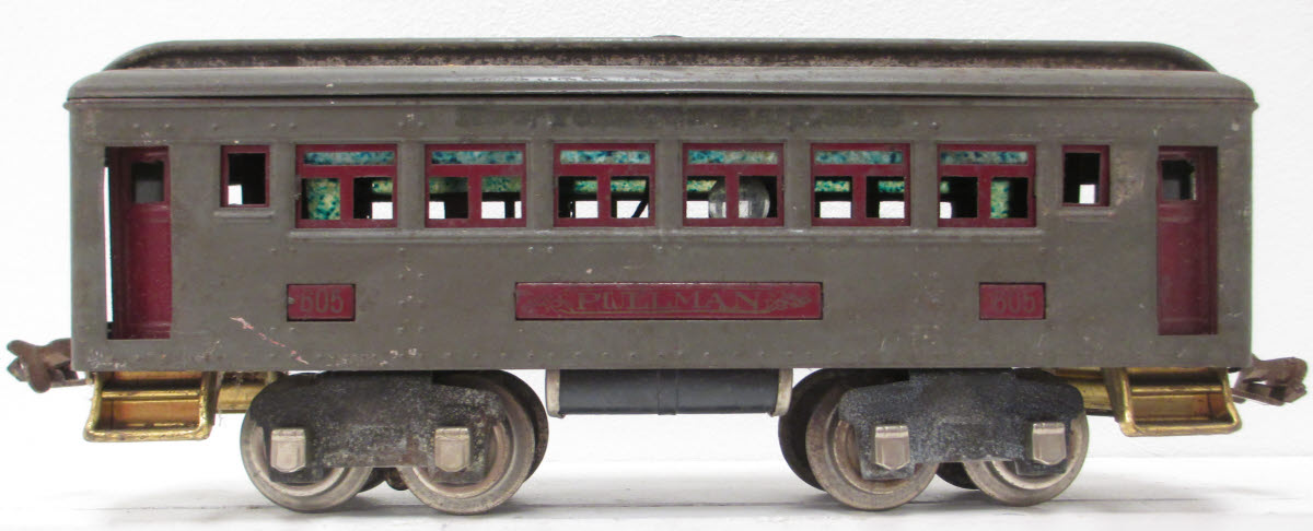 Lionel 605 Vintage O Prewar Tinplate Pullman Passenger Car