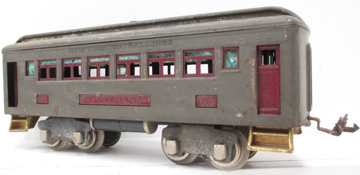Lionel 605 Vintage O Prewar Tinplate Pullman Passenger Car