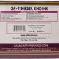 MTH 20-2897-3 Chesapeake & Ohio GP-9 Non-Powered Diesel Engine #5948