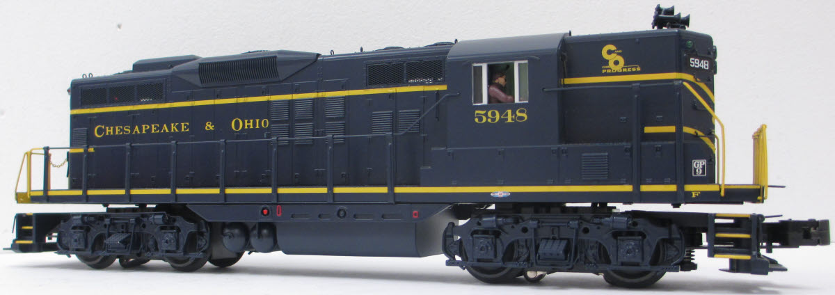 MTH 20-2897-3 Chesapeake & Ohio GP-9 Non-Powered Diesel Engine #5948