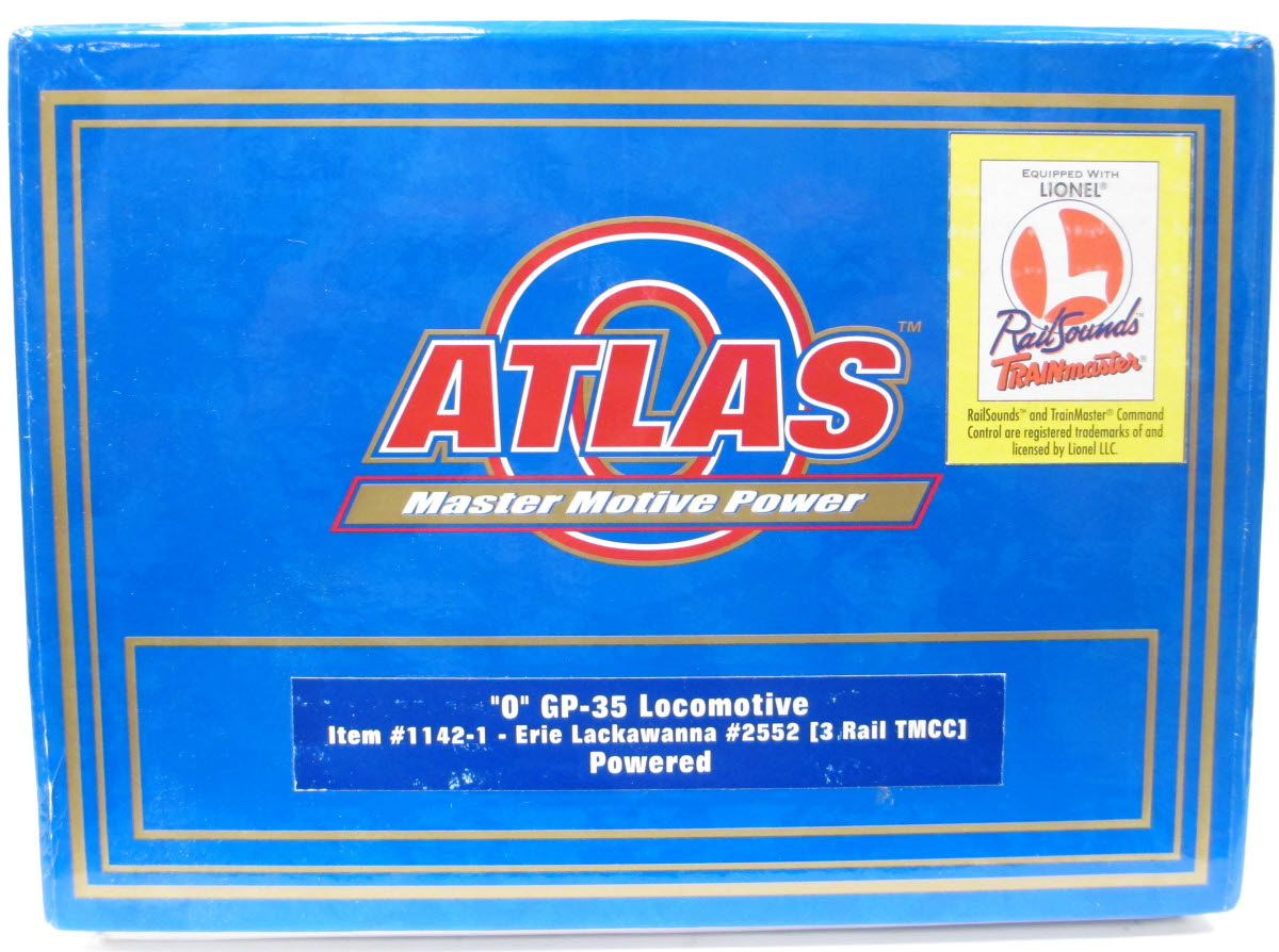 Atlas 1142-1 O Erie Lackawanna GP35 Powered Diesel Locomotive with TMCC #2552