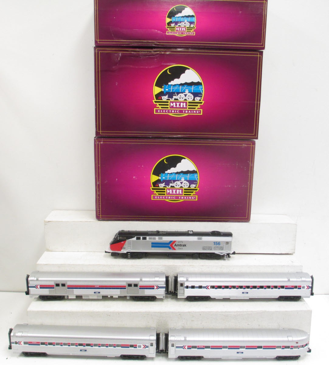 MTH 20-20303-1 Amtrak Premier Genesis O Gauge Diesel Train Set w/PS 3.0