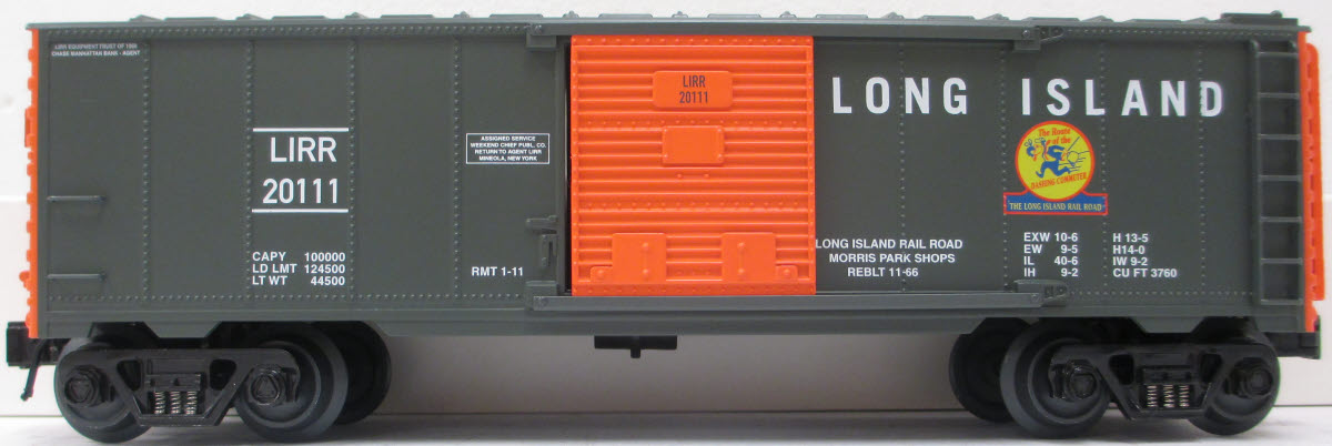 RMT 96411B Classic 64 Series "Long Island Railroad" Boxcar #20111 - 3 Rail