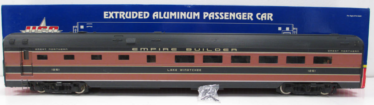 USA Trains 31063 G Great Northern"Lake Winatchee" Extruded Aluminum Diner Car