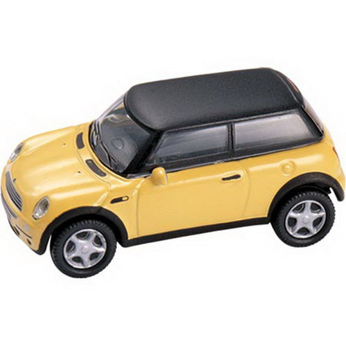 Model Power 19130 1:87 HO Minis Mini Cooper Yellow W/Black Roof