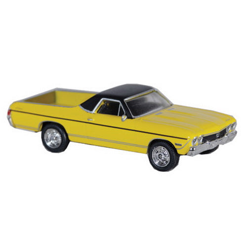 Model Power 19493 1:87 Yellow 1968 Chevrolet El Camino