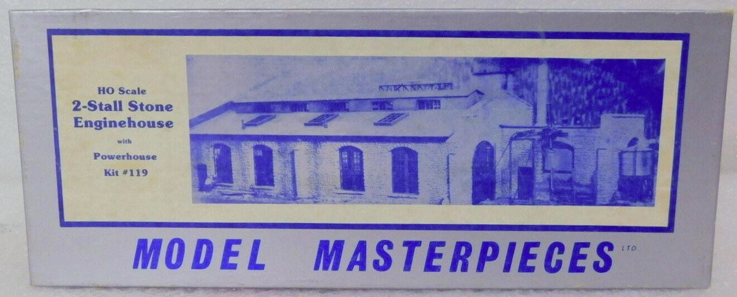 Model Masterpieces 119 HO 2-Stall Stone Engine House Kit