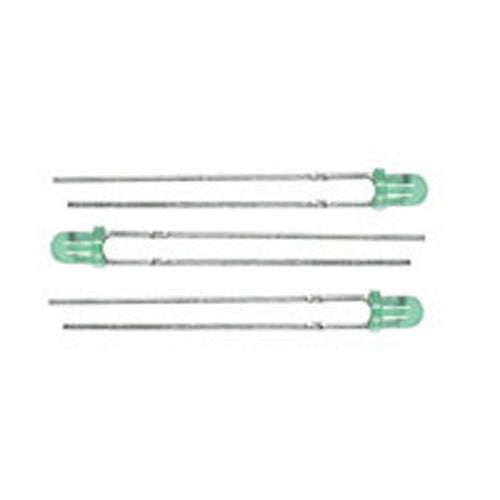 Miniatronics 12-132-03 3mm Green Blinker/Flasher LED Light Bulbs (Pack of 3)