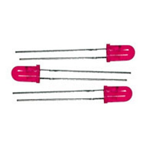 Miniatronics 12-151-03 5mm Red Blinker/Flasher LED Light Bulbs (Pack of 3)
