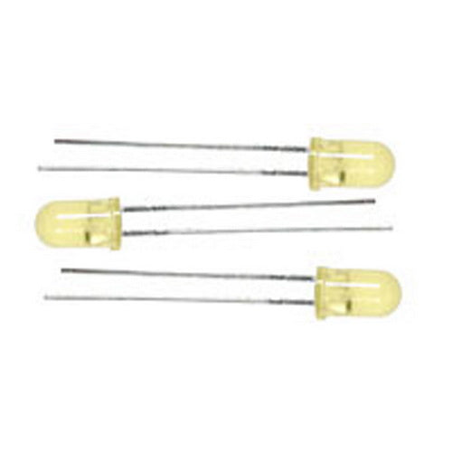 Miniatronics 12-153-03 5 mm Yellow Blinker/Flasher LED Light Bulbs (Pack of 3)