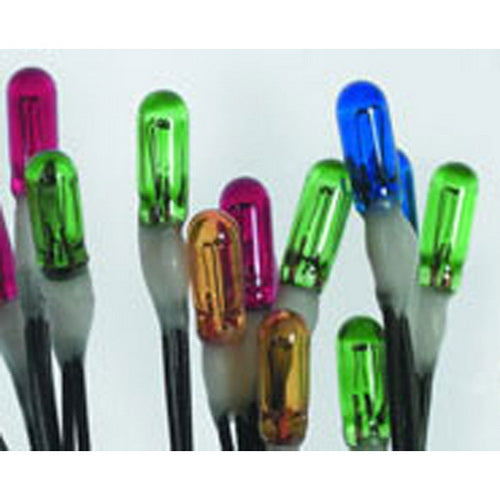 Miniatronics 18-A12-20 12 Volt 2.4mm Assorted Colored Light Bulbs (Set of 20)
