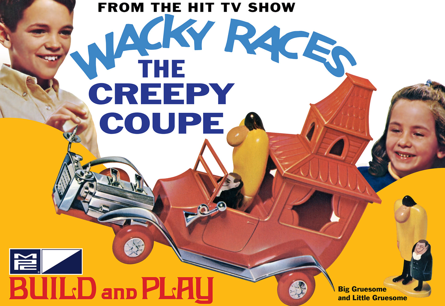 MPC 936 1:32 Wacky Races: Creepy Coupe Plastic Model Kit