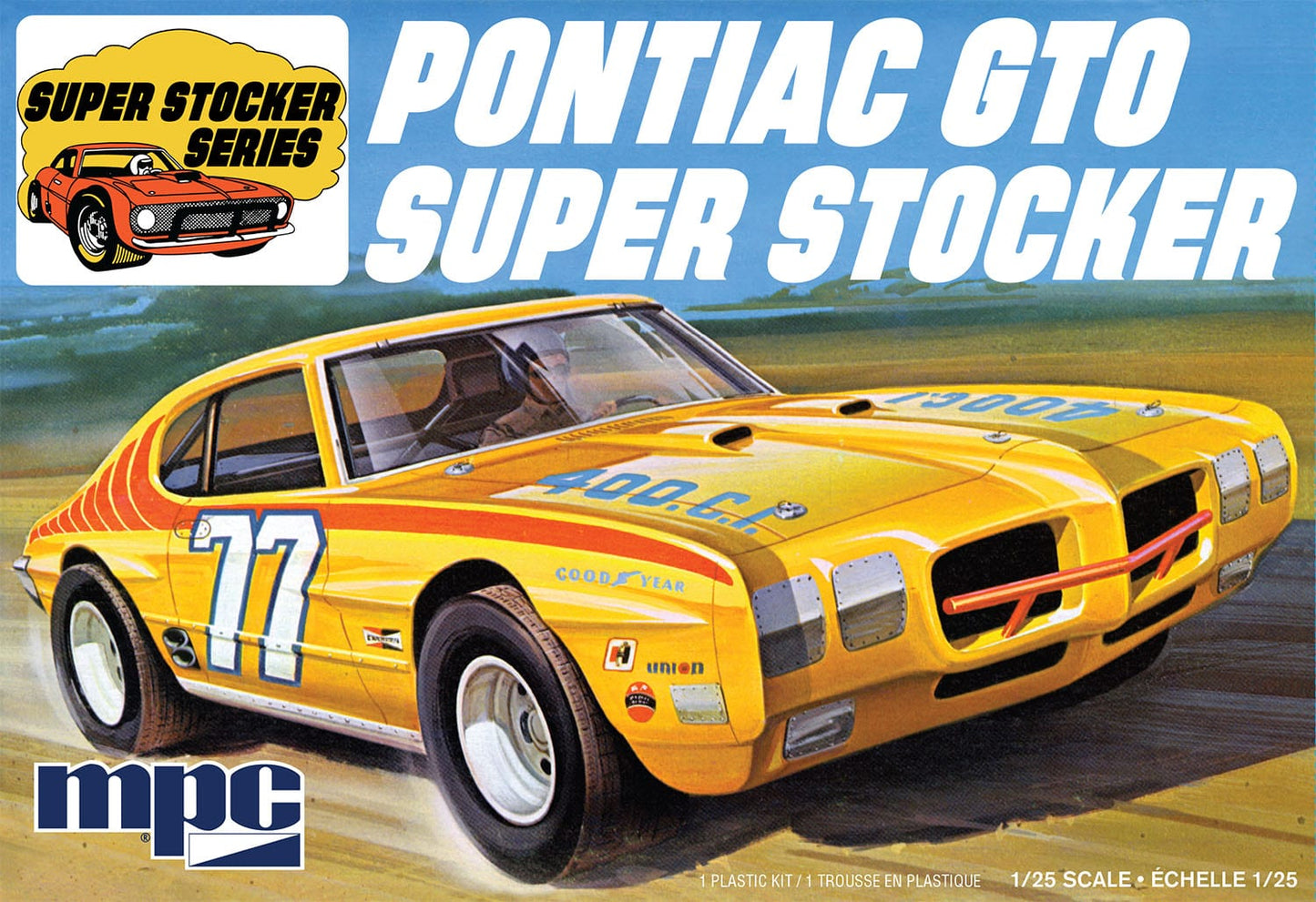 MPC 939 1:25 1970 Pontiac GTO Super Stocker Plastic Model Kit