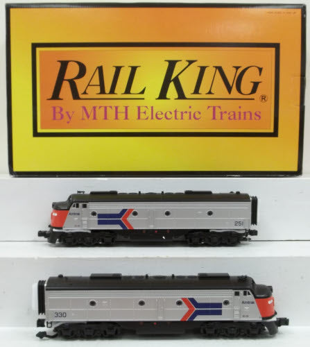 MTH 30-2996-1 Amtrak E-8 AA Diesel Engine Set w/Proto-Sound 2.0 #251/330