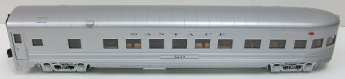 MTH 70-68026 Santa Fe G Scale Streamlined Passenger Observation Car (Ribbed)