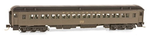 Micro-Trains 14500030 N CB&Q 78' Heavyweight Paired Window Coach Car #6113
