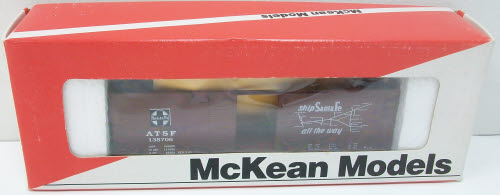 McKean 138706 ATSF HO Scale Boxcar Kit