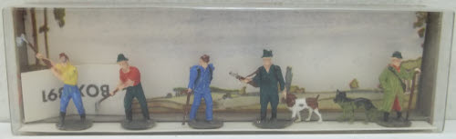 Merten 891 HO 5-Foresters & 2-Sheperds Figures
