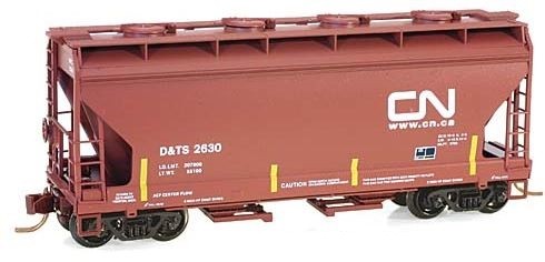 Micro-Trains 09200220 N Canadian N 2 Bay ACF Center Flow Covered Hopper #2630