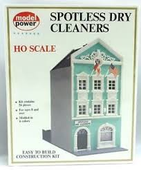 Model Power 546 HO Spotless Dry Cleaners Building Kit