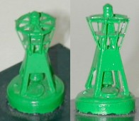 Sylvan Scale Models N-2065 N Channel Marker Buoys Unpainted Kit (Pack of 2)