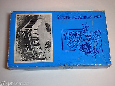Muir Models 575 N Scale Nevada Northern Paint Shop Building Kit