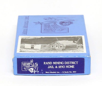 Muir Models 052 HO Rand Mining District Jail & 1890 Home Building Kit