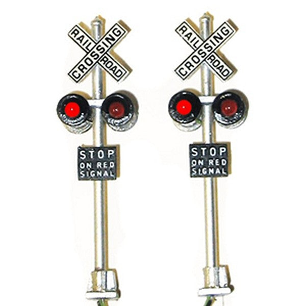 NJ International 3095 O Crossbuck Signal (Set of 2)