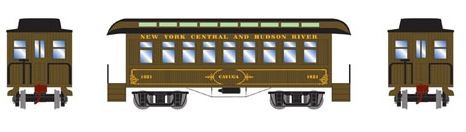 Roundhouse 84299 HO RTR 34' Old Time Overton Coach, NYC #1621