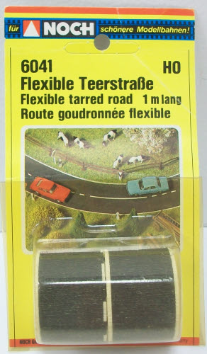 Noch 6041 HO Scale Flexible Tarred Road