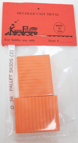 Kramer O-36 Diecast O Pallet Skids (2)